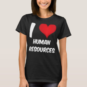 Ik hou van HR Red Heart Human Resources T-shirt