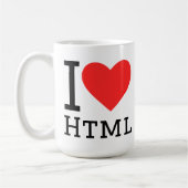 Ik hou van html koffiemok (Links)