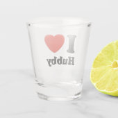 Ik hou van hubby. shot glas (Achterkant)