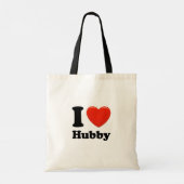 Ik hou van hubby. tote bag (Achterkant)