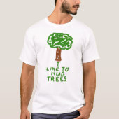 Ik hou van Hug Trees T-shirt (Voorkant)