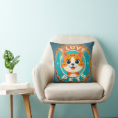 Ik hou van huisdieren knappe kat kussen (Stoel)