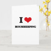 Ik hou van huishouden kaart (Gele Bloem)