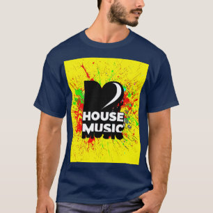 Ik hou van huismuziek t-shirt