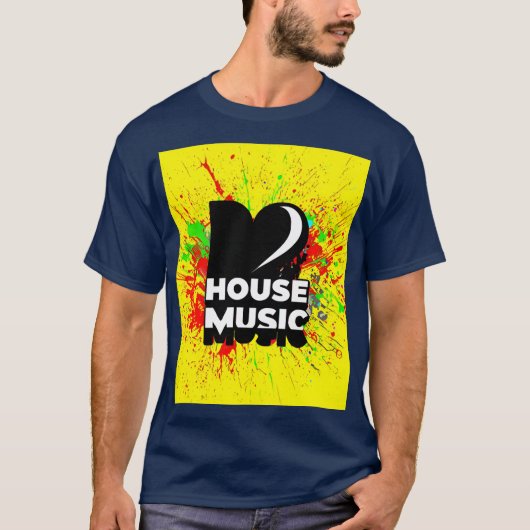 Ik hou van huismuziek t-shirt (Voorkant)