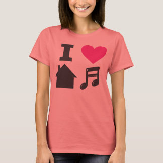 Ik hou van huismuziek t-shirt