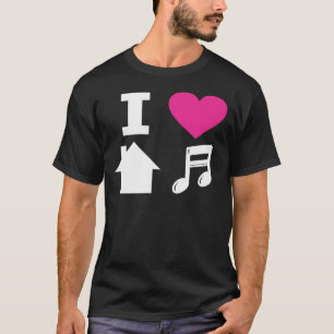 Ik hou van huismuziek t-shirt