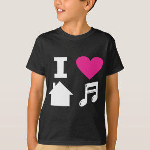 Ik hou van huismuziek t-shirt