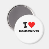 Ik hou van huisvrouwen magneet (Voorkant / Achterkant)