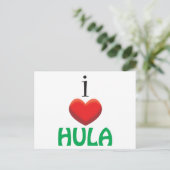 Ik hou van HULA Briefkaart (Staand voorkant)