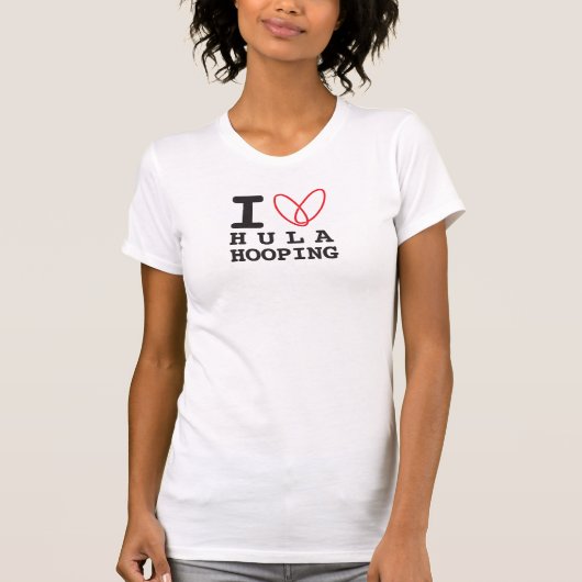 Ik hou van hula hooping tanktop (Voorkant)