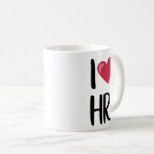Ik hou van Human Resources HR Koffiemok (Voorkant rechts)