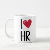 Ik hou van Human Resources HR Koffiemok (Links)