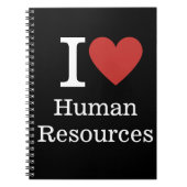 Ik hou ❤️ van Human Resources NOTITIEBOEK (Voorkant)