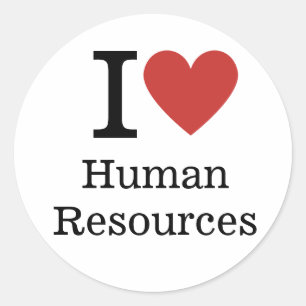 Ik hou ❤️ van Human Resources STICKERS
