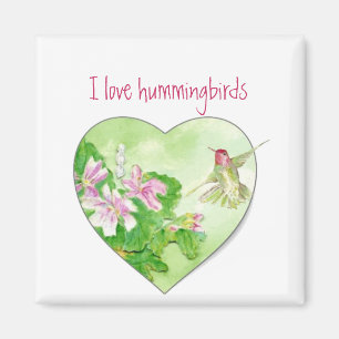 Ik hou van Hummingvogels, Collectie van vogels Magneet