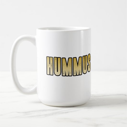 Ik hou van hummus koffiemok (Links)