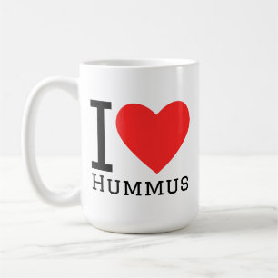 Ik hou van hummus koffiemok