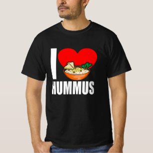 Ik hou van hummus t-shirt