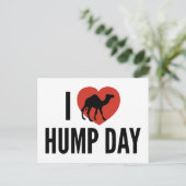Ik hou van Hump Dag Briefkaart (Staand voorkant)