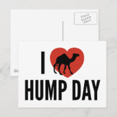 Ik hou van Hump Dag Briefkaart (Voorkant / Achterkant)