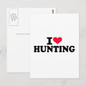 Ik hou van Hunting Briefkaart (Voorkant / Achterkant)