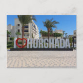 Ik hou van Hurghada Egypt Vacation Souvenir Briefkaart (Voorkant)