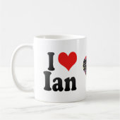 Ik hou van Ian Koffiemok (Links)