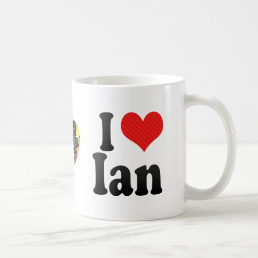 Ik hou van Ian Koffiemok (Rechts)