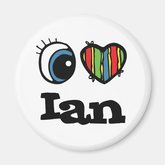 Ik hou van Ian Magneet (Voorkant)