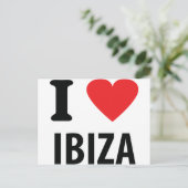 Ik hou van Ibiza icoon Briefkaart (Staand voorkant)