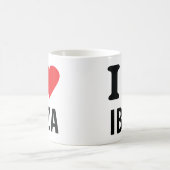 Ik hou van Ibiza icoon Koffiemok (Center)