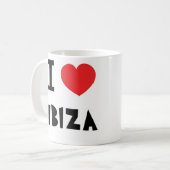 Ik hou van Ibiza Koffiemok (Voorkant links)