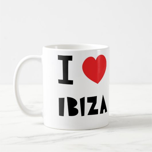 Ik hou van Ibiza Koffiemok (Links)