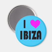 Ik hou van Ibiza magneet (Voorkant / Achterkant)