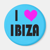 Ik hou van Ibiza magneet