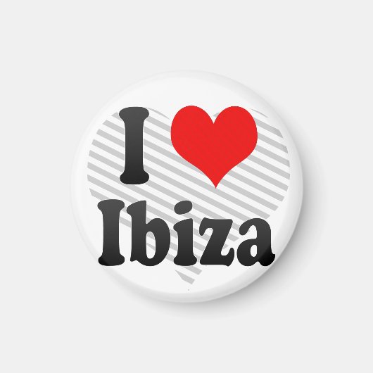 Ik hou van Ibiza, Spanje. Me Encanta Ibiza, Spanje Magneet (Voorkant)