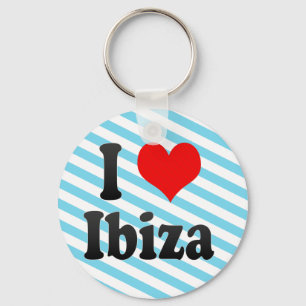 Ik hou van Ibiza, Spanje. Me Encanta Ibiza, Spanje Sleutelhanger