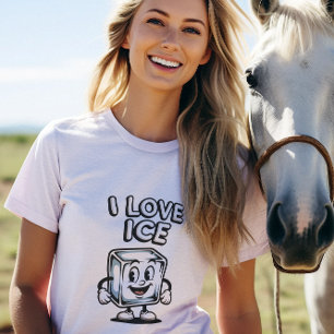 Ik hou van ICE Conservatieve Grensbeveiliging T-shirt