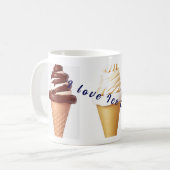 Ik hou van Ice Cream Koffiemok (Voorkant links)