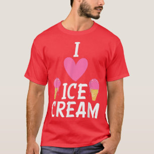 Ik hou van Ice Cream T-Shirt