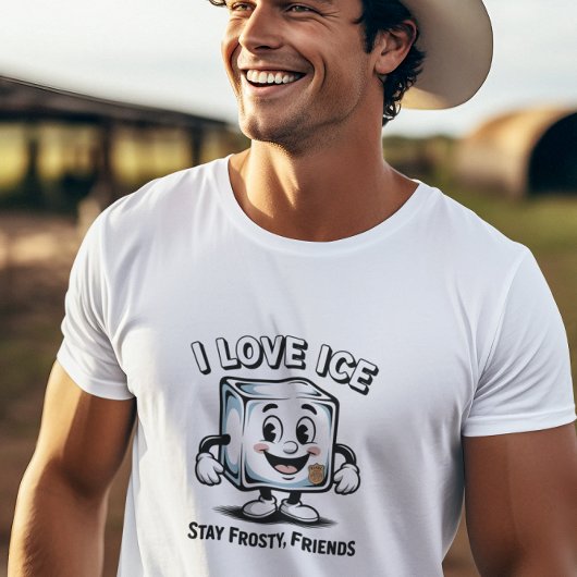 Ik hou van ICE Immigratie Grensbeveiliging T-shirt