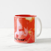 Ik hou van Icies... Tweekleurige Koffiemok (Voorkant rechts)