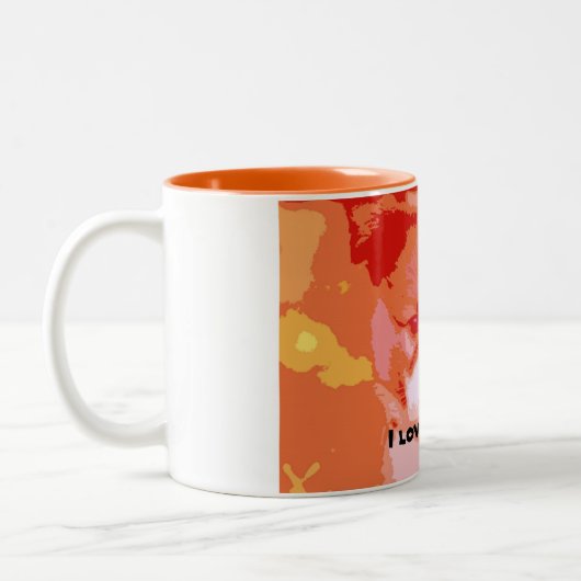 Ik hou van Icies... Tweekleurige Koffiemok (Links)