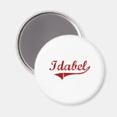 Ik hou van Idabel Oklahoma Magneet (Voorkant / Achterkant)