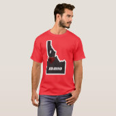 Ik hou van Idaho 1 T-shirt (Voorkant volledig)