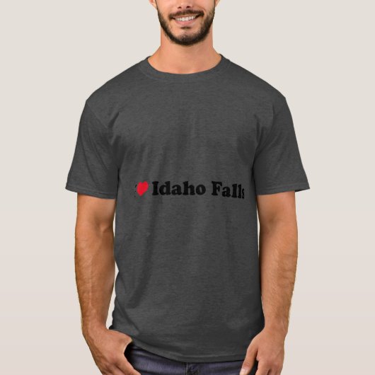 Ik hou van Idaho Falls 1 T-shirt (Voorkant)