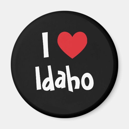 Ik hou van Idaho Magneet (Voorkant)