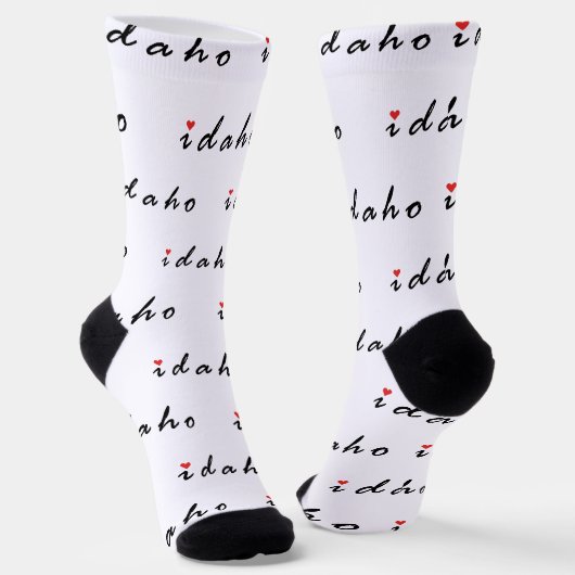 Ik hou van Idaho Sokken (Gebogen)