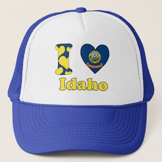 Ik hou van Idaho Trucker Pet (Voorkant)